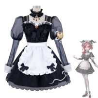 IdentityV 第五人格 祭司(フィオナ・ジルマン) コスプレ衣装 トゥルース＆リーズニング 赤髪の魔女 スカーレット メイド服(IdentityV 第五人格 コスプレ衣装)