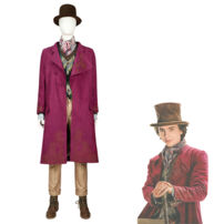 チャーリーとチョコレート工場 ウィリー・ウォンカ コスプレ衣装(その他 コスプレ衣装)