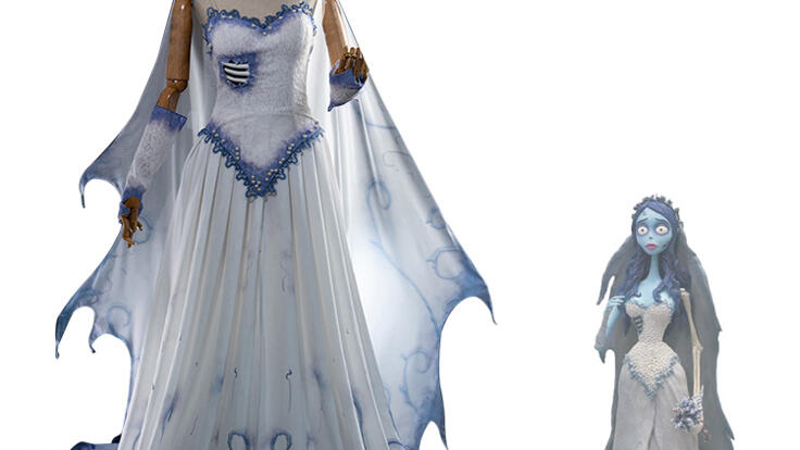 モンスターハイ　コープスブライド　Emily　エミリー　コスプレ衣装 ティム・バートンのコープスブライド エミリー コスプレ衣装 - Costowns