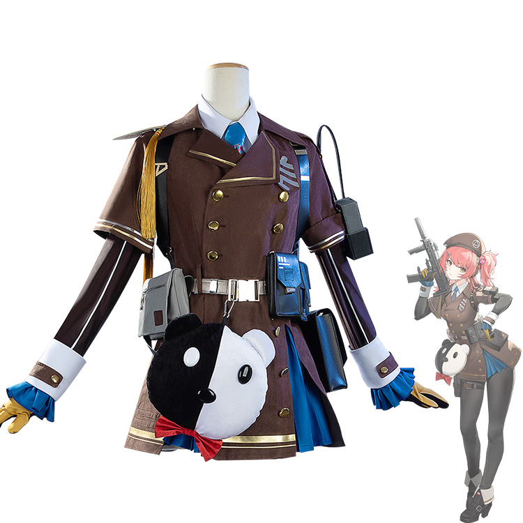 ドールズフロントライン　エクシリウム　K2 メイド服　コスプレ衣装　ウィッグ ドールズフロントライン2：エクシリウム クルカイ スピードスター
