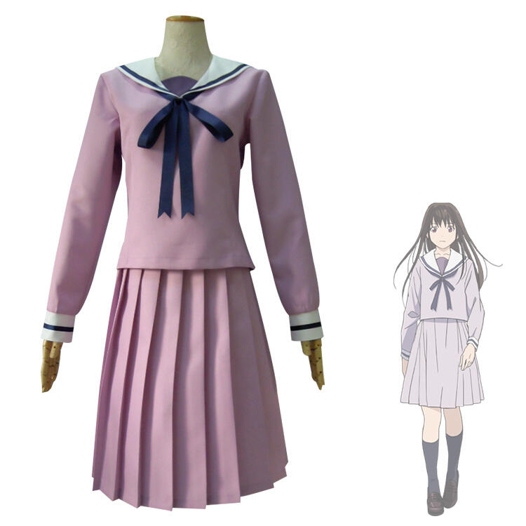 ノラガミ 壱岐ひより コスプレ衣装 セーラー服 - Costowns