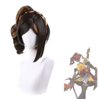 原神 フォンテーヌ 千織 コスプレウィッグ(コスプレウィッグ)