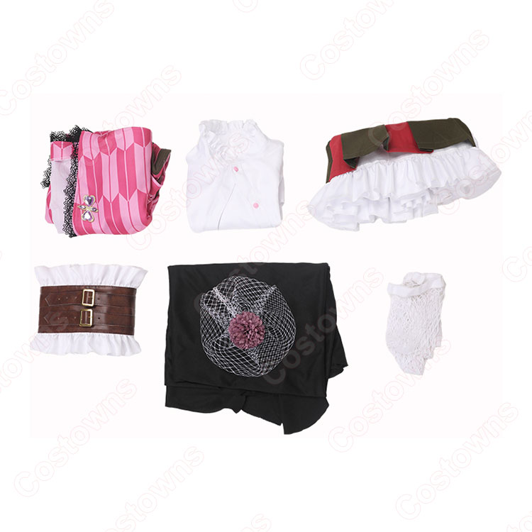 鬼滅祭 ～アニメ伍周年記念祭～ 甘露寺蜜璃 コスプレ衣装 - Costowns