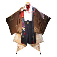 原神 空 大正ロマン着物 コスプレ衣装 同人衣装(原神 コスプレ衣装)