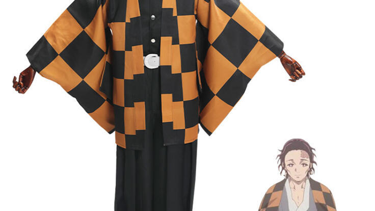 まーがれっと* リンク 竈門 炭十郎 コスプレ衣装 XL 高品質 鬼滅の刃 竈門炭十郎 コスプレ衣装 - Costowns