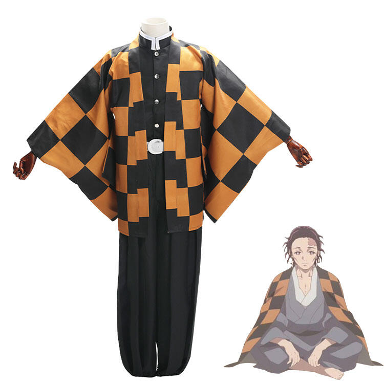 竈門 炭十郎 コスプレ衣装 M 高品質 鬼滅の刃 竈門炭十郎 コスプレ衣装 - Costowns
