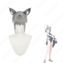 ブルーアーカイブ 砂狼シロコ 水着 コスプレウィッグ(コスプレウィッグ)