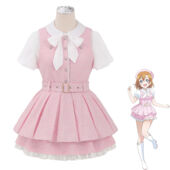 GiGO コラボカフェ ラブライブ！ 10周年記念 高坂穂乃果 コスプレ衣装(送料無料)