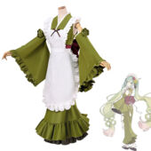 初音ミク 抹茶パフェ コスプレ衣装(送料無料)