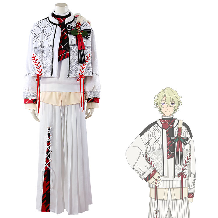 あんスタ ホワイトベア 月永レオ 乙狩アドニス 青葉つむぎ コスプレ衣装 M あんさんぶるスターズ！！ 巴日和 月永レオ 乙狩アドニス 青葉つむぎ