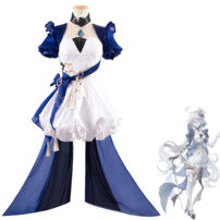 原神 フリーナ コスプレ衣装 水色アリス 同人衣装(原神 コスプレ衣装)