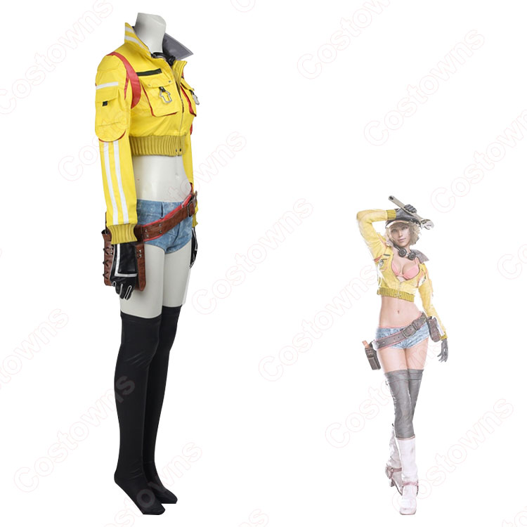 ＊FF15 シドニー・オールム＊コスプレ衣装＊ウィッグ·ブーツ付きフルセット b2acf144c97c4a5883790fb9cc6ef1