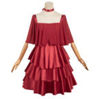 葬送のフリーレン フリーレン コスプレ衣装 赤 ドレス