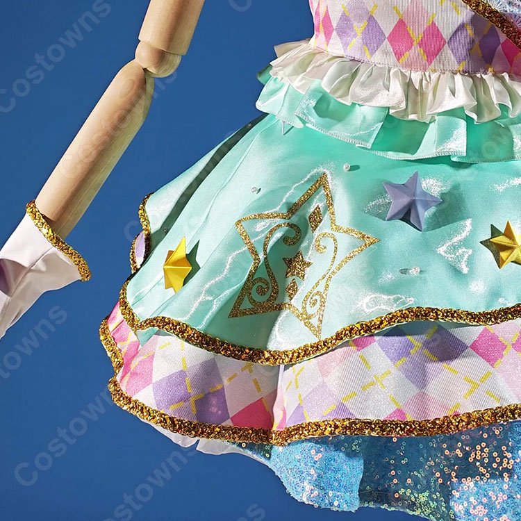アイカツスターズ！ 白鳥ひめ コスプレ衣装 パステルトップスター