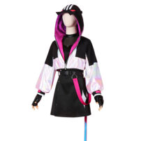 プロセカ サイバーパンクデッドボーイ 鳳えむ コスプレ衣装(プロジェクトセカイ カラフルステージ！ feat. 初音ミク コスプレ衣装)