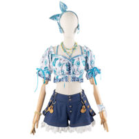 蓮ノ空女学院スクールアイドルクラブ 1stアルバム 夏めきペイン 日野下花帆 乙宗梢 コスプレ衣装(Love Live!（ラブライブ!） コスプレ衣装)