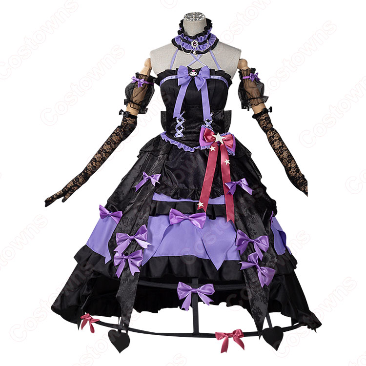 莉莉塔製　第五人格　血の女王　サンリオコラボ　クロミ衣装　フルセット　武器込み 第五人格 ×サンリオキャラクターズ クロミ 血の女王 マリー コスプレ