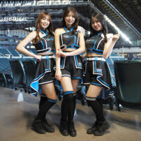 ファイターズガール衣装 エスコンフィールド1周年シリーズ きつねダンス衣装 コスプレ衣装 プロ野球 チアガール ユニホーム(その他)