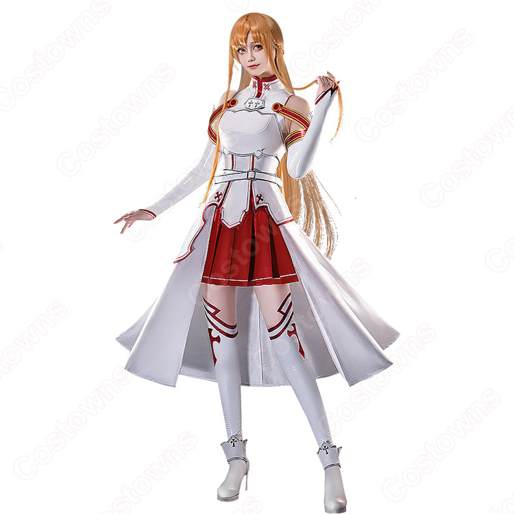 SAO ソードアート・オンライン　結城明日奈　アスナ　コスプレ ソードアート・オンライン アスナ 結城明日奈 コスプレ衣装 - Costowns