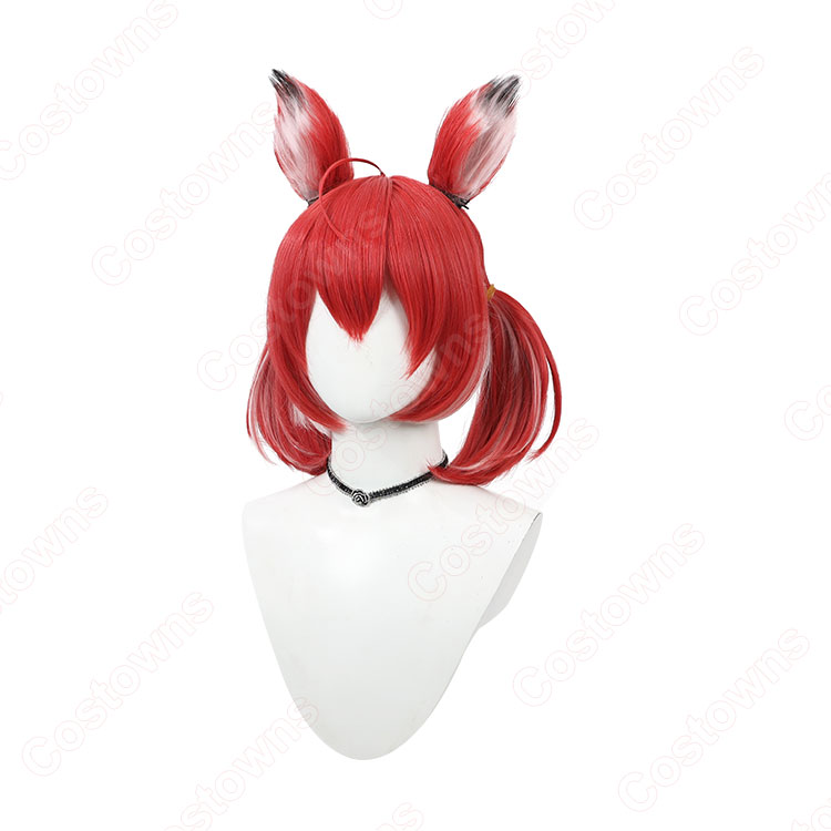 赤見かるび コスプレ（耳、しっぽ無し） バーチャルYouTuber 赤見かるび コスプレウィッグ - Costowns