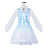 「原神」×アニメイトコラボ 甘雨（カンウ） コスプレ衣装 原神展～たびごころの赴くままに～ ワンピース(原神 コスプレ衣装)
