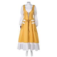 ファイナルファンタジーXVI エアリス・ゲインズブール コスプレ衣装 ワンピース(ファイナルファンタジーシリーズ コスプレ衣装)