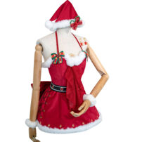 勝利の女神:NIKKE エマ ダーリンレッド コスプレ衣装 クリスマス衣装(勝利の女神:NIKKE コスプレ衣装)