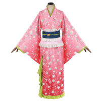 鬼滅の刃：ナンジャタウンコラボ 甘露寺蜜璃 街着姿 コスプレ衣装(鬼滅の刃 コスプレ衣装)