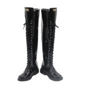 勝利の女神:NIKKE ノワール ブラックラビット コスプレ靴(送料無料)