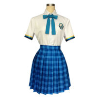 アイスボックス×日向坂46 新CM ひなたのさしいれ チェック柄 制服 加藤史帆 齊藤京子 佐々木美玲 金村美玖 丹生明里 アイドル制服 コスプレ衣装(日向坂46)