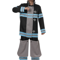 森羅日下部 コスプレ衣装 【炎炎ノ消防隊】 cosplay シンラ・クサカベ 第８特殊消防隊 消防服(202×202)