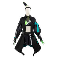 ウマ娘 プリティーダービー ヤエノムテキ コスプレ衣装 黒将Zen 勝負服(ウマ娘 プリティーダービー コスプレ衣装)