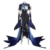 崩壊3rd アポニア 胡蝶の夢造り コスプレ衣装 チャイナドレス 新衣装(崩壊3rd コスプレ衣装)