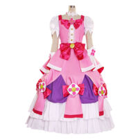 Go!プリンセスプリキュア 春野はるか キュアフローラ モードエレガント コスプレ衣装(その他 コスプレ衣装)