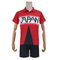 新テニスの王子様 U-17 WORLD CUP SEMIFINAL ジャージ ユニフォーム 越前リョーマ 不二周助 コスプレ衣装 （半袖上着、ショートパンツ）(その他 コスプレ衣装)