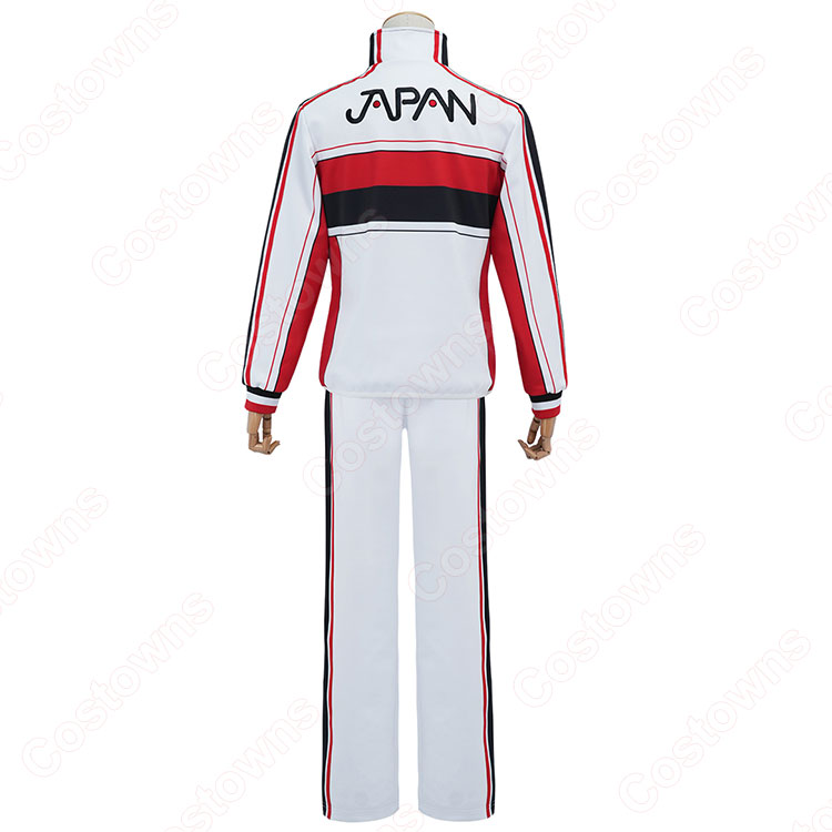 【送料無料】U-17代表ジャージ不二周助ネーム入り新テニスの王子様 Amazon | テニスの王子様 新テニスの王子様 U-17勝ち組ジャージ 白4点