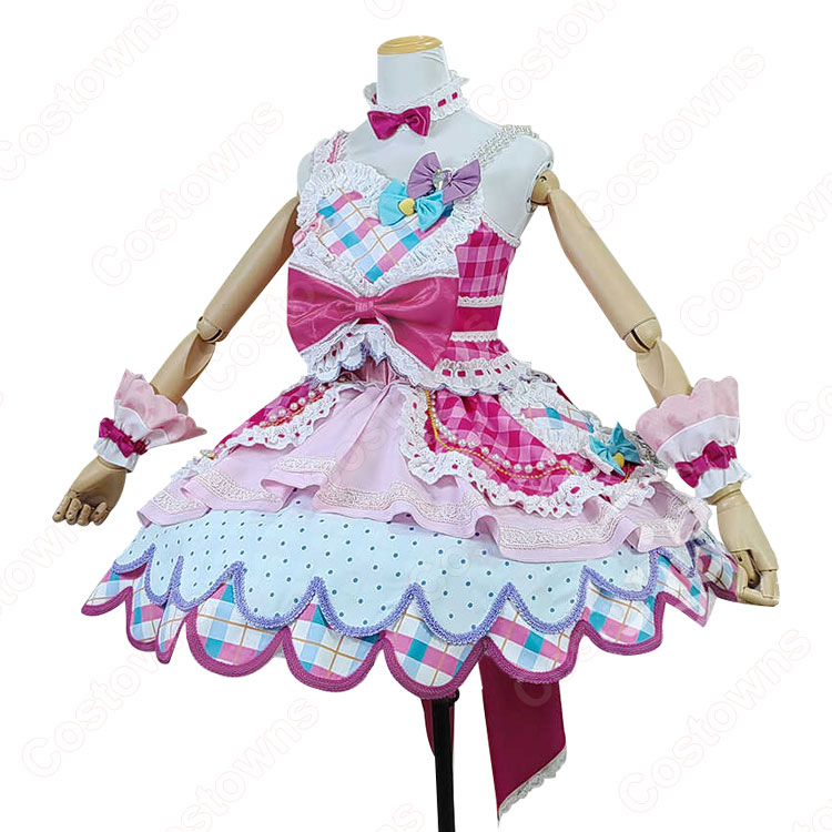 アイカツスターズ! 虹野ゆめ コスプレ衣装 ドレス - Costowns