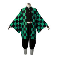 鬼滅の刃 竈門炭治郎 コスプレ衣装 隊服 刺繍(鬼滅の刃 コスプレ衣装)