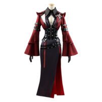 原神 紅夜 アルレッキーノ コスプレ衣装(原神 コスプレ衣装)