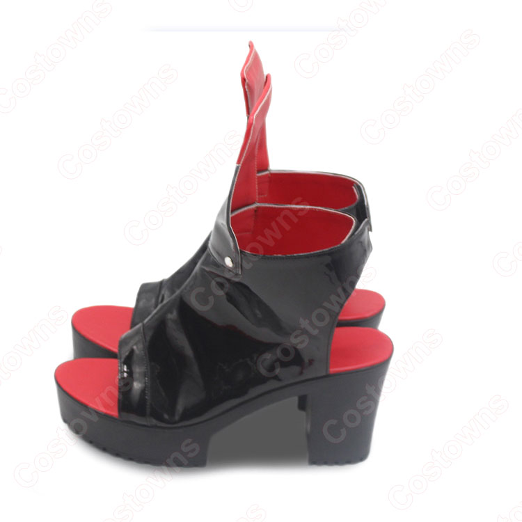勝利の女神:NIKKE 紅蓮：ブラックシャドウ コスプレ靴 - Costowns