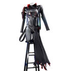 勝利の女神:NIKKE 紅蓮：ブラックシャドウ コスプレウィッグ