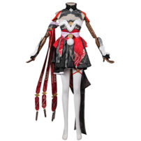 崩壊3rd 玉騎士・月痕 李素裳 錦の白玉 コスプレ衣装(崩壊3rd コスプレ衣装)