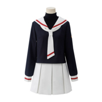 カードキャプターさくら 木之本桜 大道寺知世 コスプレ衣装 友枝小学校 制服 冬服(202×202)