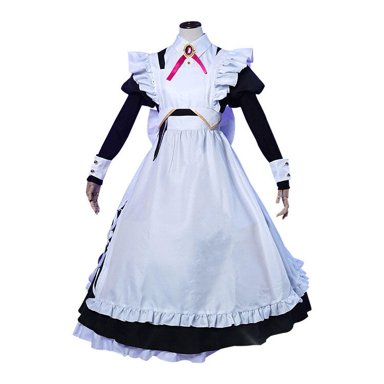 にじさんじ貴族と召使い セレン龍月 コスプレ衣装 メイド服 - Costowns