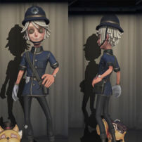 IdentityV 第五人格 ポストマン(ビクター・グランツ) 警官 コスプレ衣装(IdentityV 第五人格 コスプレ衣装)
