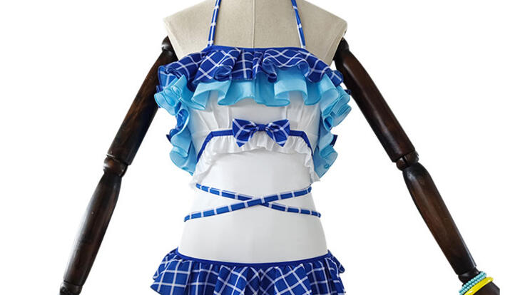 ラブライブ！ くじ引き堂 園田海未 コスプレ衣装 μ's 水着