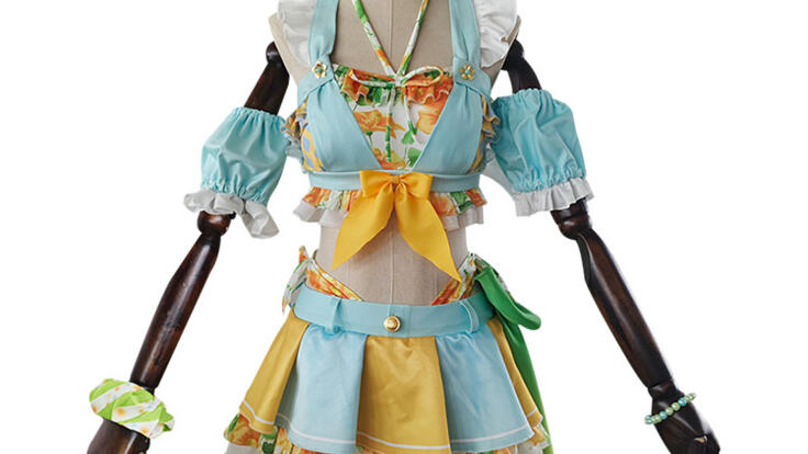 小泉花陽 オンラインくじ水着 コスプレ 衣装 ラブライブ！ くじ引き堂 小泉花陽 コスプレ衣装 μ's 水着