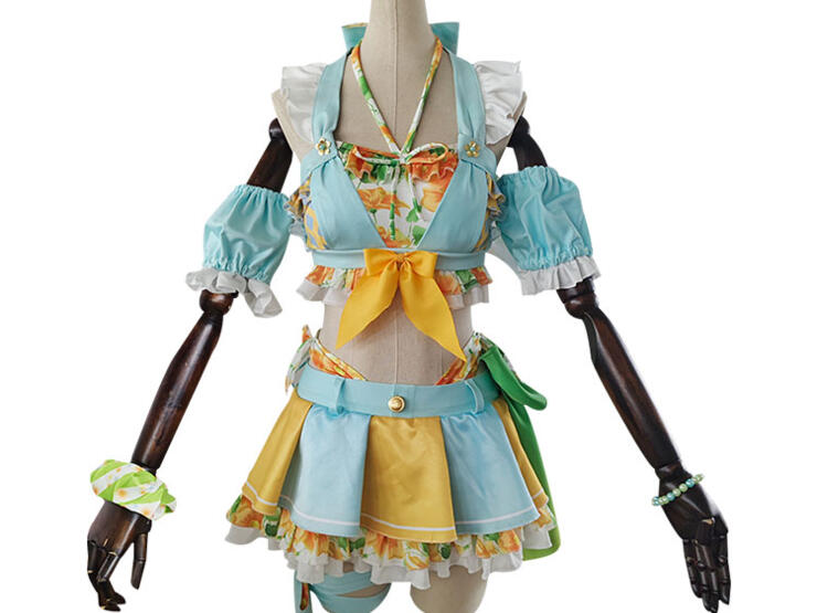 【八千代】小泉花陽衣装５着セット ラブライブ！ くじ引き堂 小泉花陽 コスプレ衣装 μ's 水着