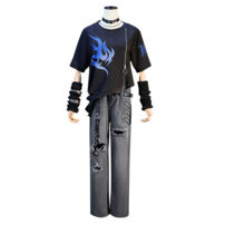 プロジェクトセカイ 見えずともそこにあるもの 青柳冬弥 コスプレ衣装(プロジェクトセカイ カラフルステージ！ feat. 初音ミク コスプレ衣装)