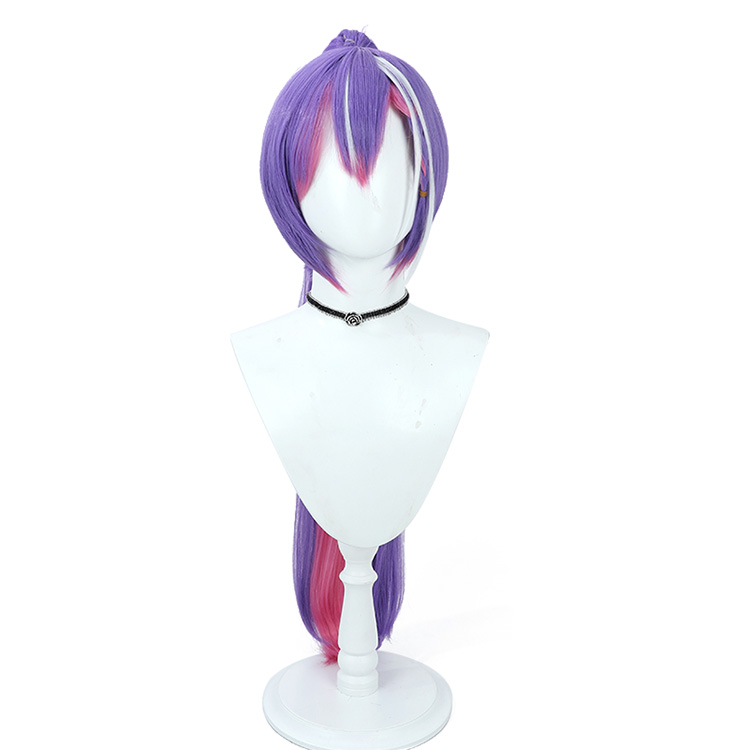 hololive ホロライブ 常闇トワ ポニーテール コスプレウィッグ - Costowns